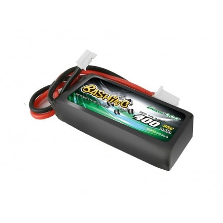 Batterie per auto e barche RC - Batteria Gens Ace serie Bashing, Lipo 2S 7.4V 400mAh 35C presa JST-PHR - FLASH RC