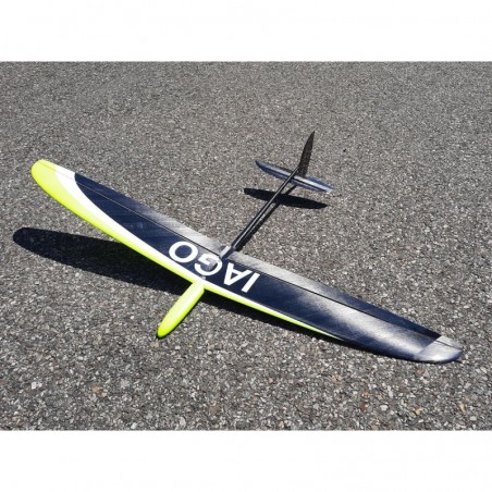 Planeurs RC - F3K Iago 1m jaune fluo High Quality - FLASH RC