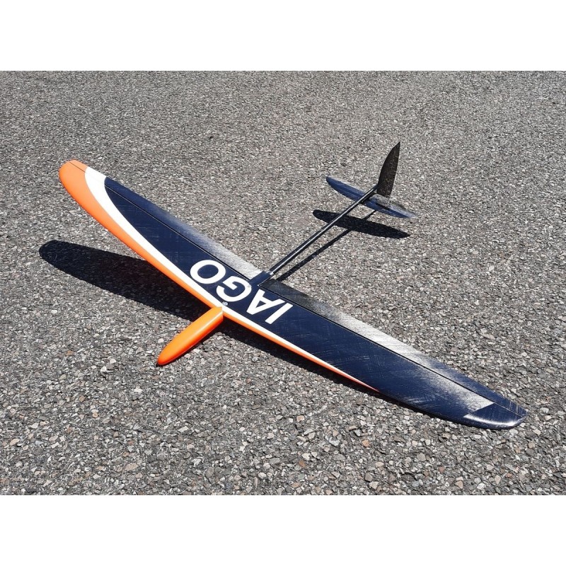 Planeadores RC - F3K Iago 1m naranja fluo Alta Calidad - FLASH RC