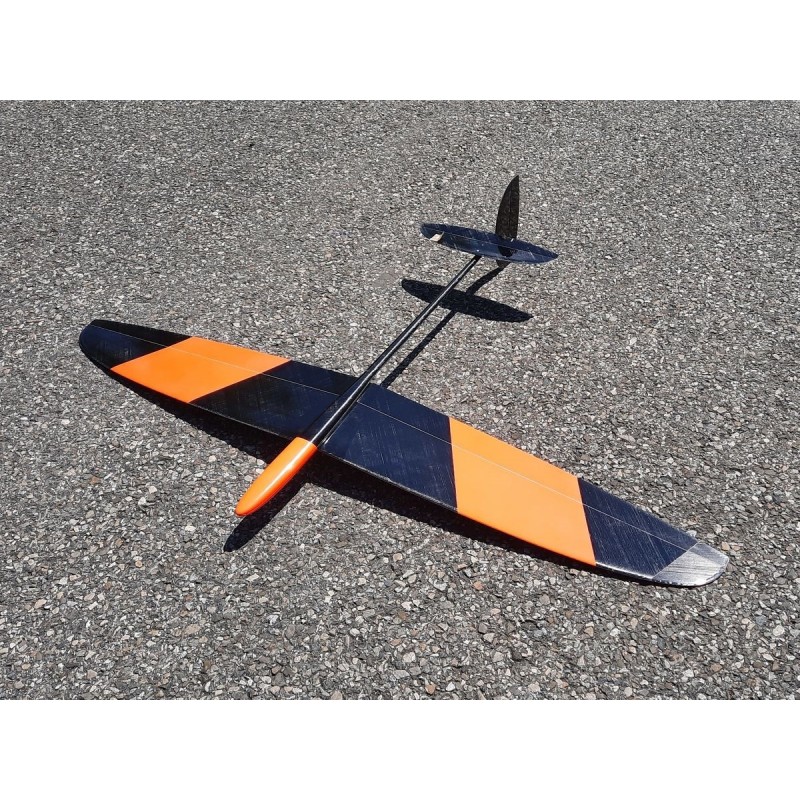 Planeurs RC - F3K Iago 1m orange fluo High Quality - FLASH RC