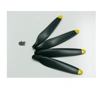 Motors and motor accessories for kits - Set of blades (x4) for P-51D Top RC Hobby - FLASH RC