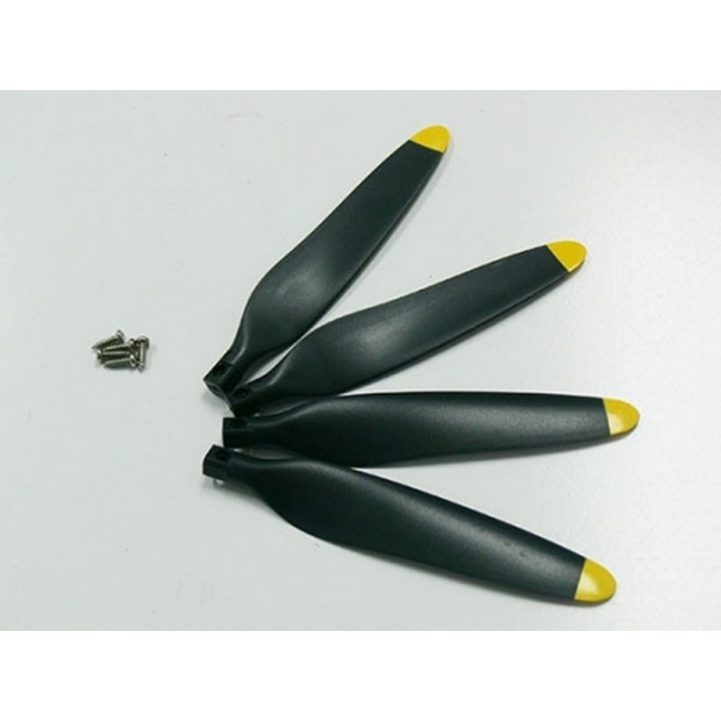 Motores y accesorios de motores para kits - Juego de palas (x4) para P-51D Top RC Hobby - FLASH RC