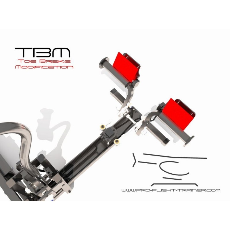 Simulateurs de vol - TBM Kit (Toe Brake Modification) pour Puma Flight Controls - FLASH RC