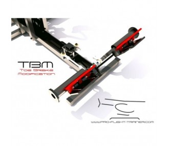 Flight Simulators - TBM Kit (Toe Brake Modification) for Puma Flight Controls - FLASH RC 2
