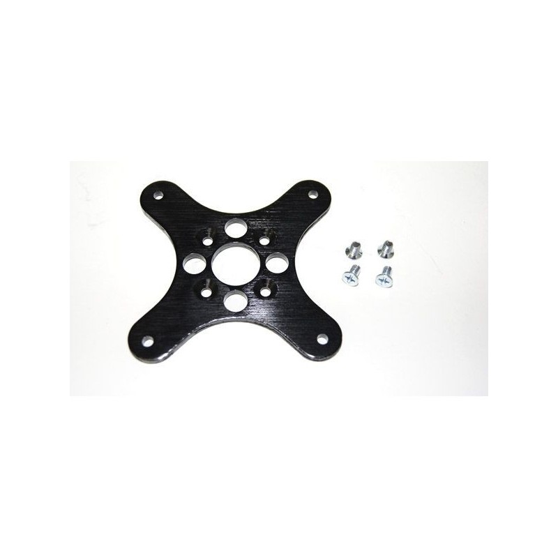 Supporto motore - Croce in alluminio per il montaggio posteriore dei motori A60-V2 HACKER - FLASH RC