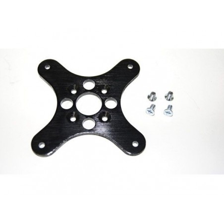 Motorhalterung - Alu-Kreuz für Heckmontage Motoren A60-V2 HACKER - FLASH RC