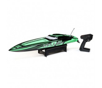 RC Powerboats - Impulse 32 BL Black/Green RTR PROBOAT - FLASH RC