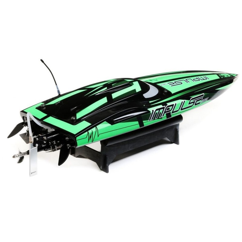 Bateau Impulse 32 BL Noir/Vert RTR PROBOAT - FLASH RC