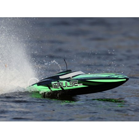 Motoscafi RC - Impulso 32 BL Nero/Verde RTR PROBOAT - FLASH RC