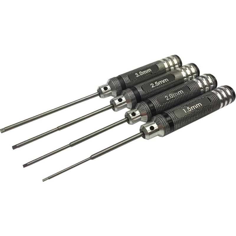 Screwdriver 6 sides - Set of 4 screwdrivers 6 sides Robbe - FLASH RC