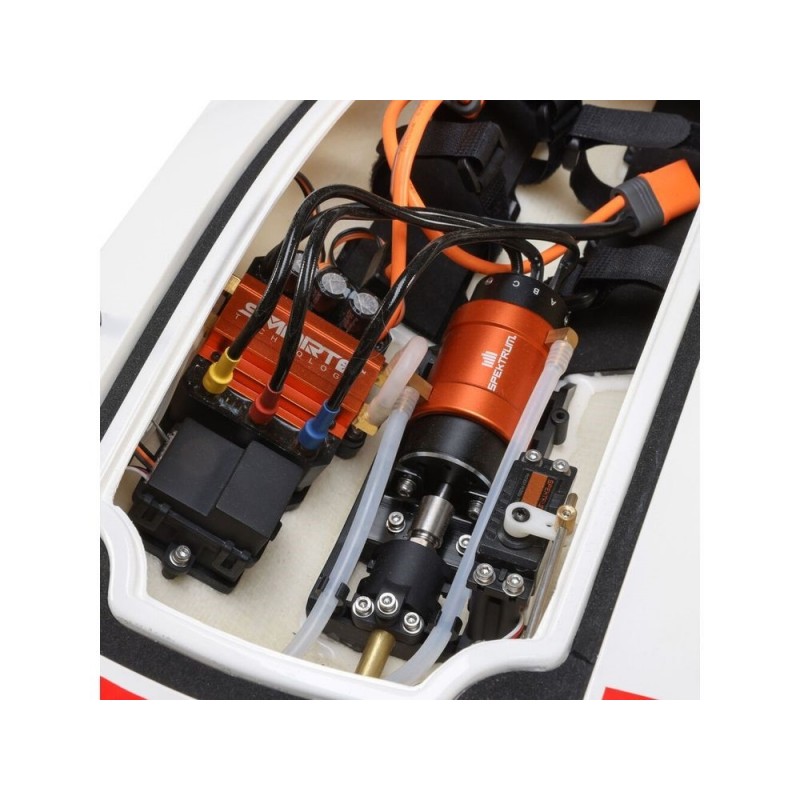 RC-Motorboote - Boot Impulse 32 BL Weiß/Rot RTR PROBOAT - FLASH RC