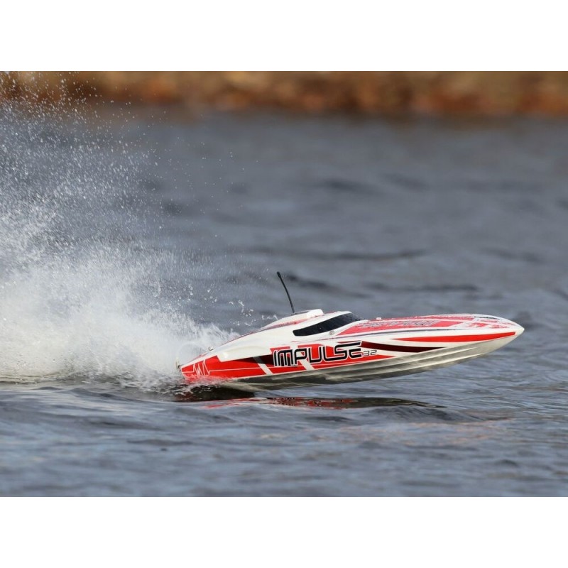 Motoscafi RC - Impulso 32 BL Bianco/Rosso RTR PROBOAT - FLASH RC