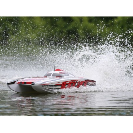 RC Powerboats - Blackjack 42 BL Rojo/Blanco RTR PROBOAT - FLASH RC