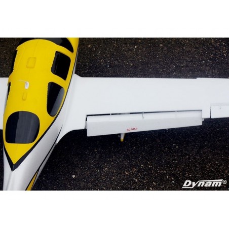 Avion Dynam SR22 V2 jaune PNP env. 1.40m - FLASH RC - Le leader des avions modèlisme RC