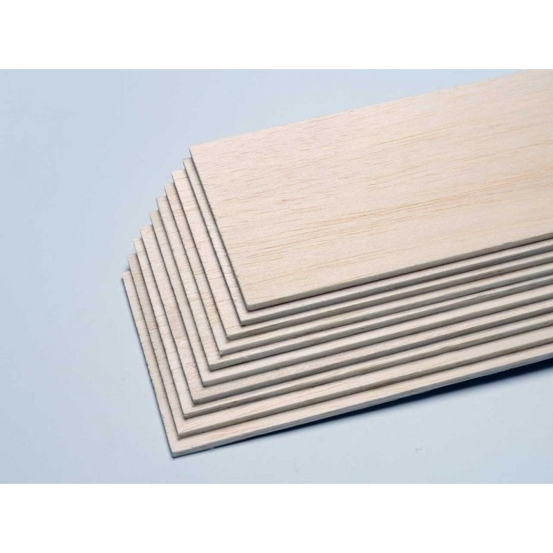 Tavole - Tavola di balsa 30/10 (spessore 3mm) 10x100cm PICHLER - FLASH RC