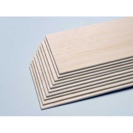 Planche balsa 100/10 (ep. 10mm) 10x100cm PICHLER - FLASH RC