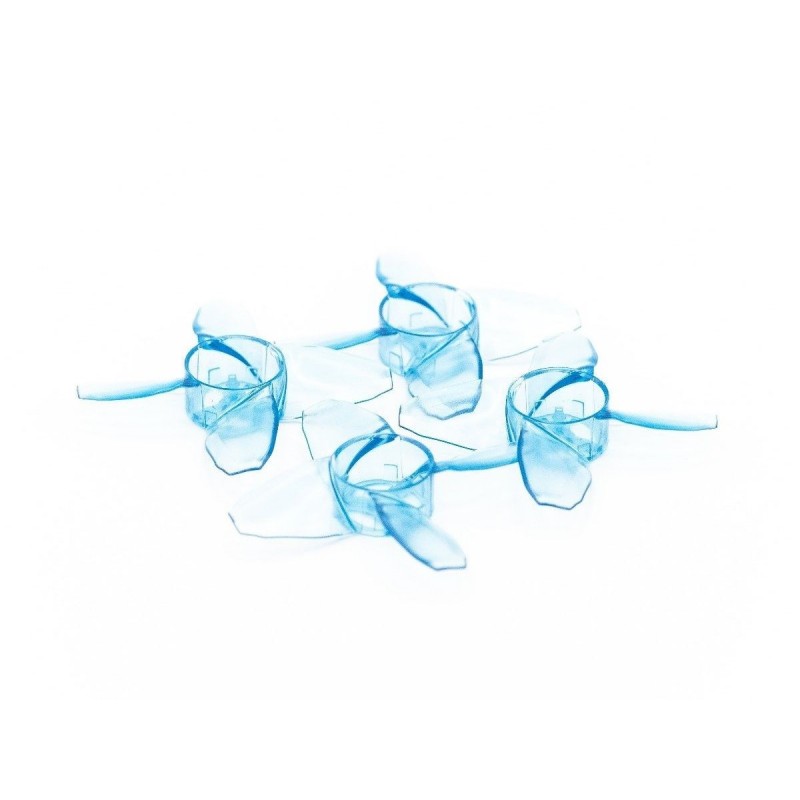 Accessories FPV Racers (Electronics/Batteries...) - Tinyhawk 40mm blue transparent propellers (2xCW + 2xCCW) - FLASH RC