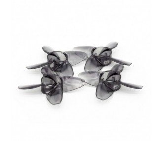 Accesorios FPV Racers (Electrónica/Baterías...) - Hélices Tinyhawk 40mm negras transparentes (2xCW + 2xCCW) - FLASH RC