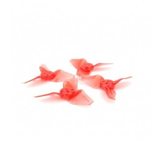 Accessoires FPV Racers (Electronique/Batteries...) - Lot hélices Avan Babyhawk 2.3x2.7'' rouge transparent (6xCW + 6xCCW) - FLAS