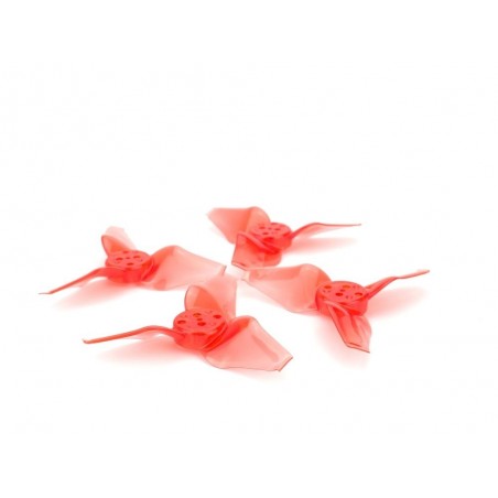 Accesorios FPV Racers (Electrónica/Baterías...) - Avan Babyhawk 2.3x2.7'' hélices rojas transparentes (6xCW + 6xCCW) - FLAS