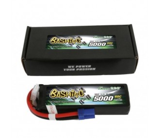Batterien für RC-Autos und Boote - Batterie Gens Ace Bashing-Series, Lipo 3S 11.1V 5000mAh 60C Prise EC5 - FLASH RC 2