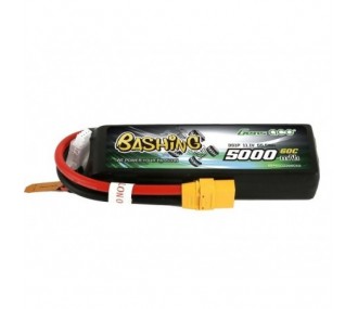Batteries voitures et bateaux RC - Batterie Gens Ace Bashing-Series, Lipo 3S 11.1V  5000mAh 60C Prise XT90 - FLASH RC