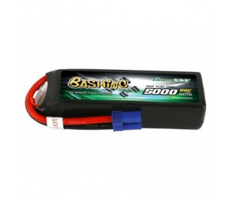 Batterie per auto e barche RC - Gens Ace Bashing-Series, Lipo 4S 14.8V 5000mAh 60C Socket EC5 - FLASH RC