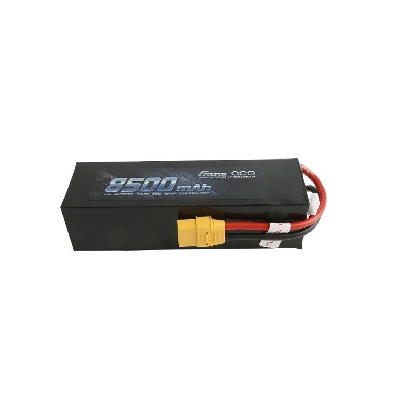 Gens Ace Battery, Lipo 4S 14.8V 8500mAh 60C Traxxas/Arrma XT90 socket