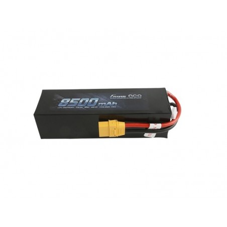 Gens Ace Battery, Lipo 4S 14.8V 8500mAh 60C Traxxas/Arrma XT90 socket
