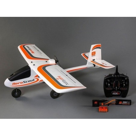 RC-Flugzeuge Anfänger - Flugzeug Hobbyzone AeroScout S RTF ca.1.10m - FLASH RC