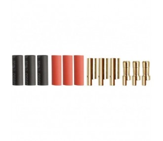 Prise OR 2/2.3/3/3.5/4/5/5.5/6/8 - Prise OR PK 5.5mm M/F (3 paires) - Yuki Model - FLASH RC