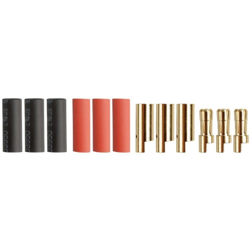 OR-Stecker 2/2.3/3/3.5/4/5/5.5/6/8 - OR-Stecker PK 5.5mm M/F (3 Paare) - Yuki Model - FLASH RC