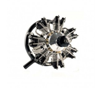 Methanol Engines - UMS radial 4 stroke engine, 7 cylinders 35cc, methanol - FLASH RC