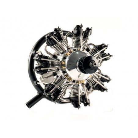 Methanol-Motoren - UMS Radial 4-Takt-Motor, 7 Zylinder 35cc, Methanol - FLASH RC