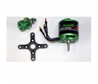 Outrunner - Brushless-Motor DM3625 (257g, 500kv, 800W) Pro-Tronik - FLASH RC