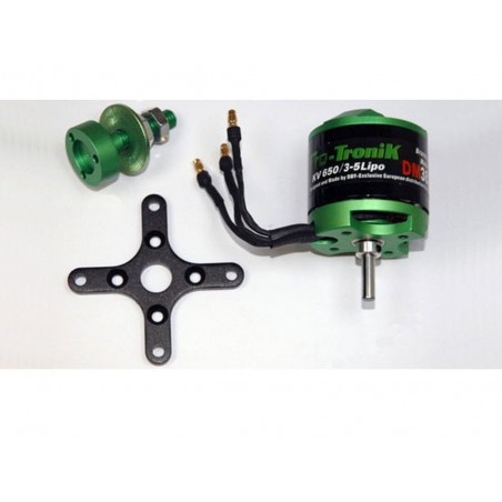 Outrunner - Moteur Brushless DM3625 (257g, 500kv, 800W) Pro-Tronik - FLASH RC