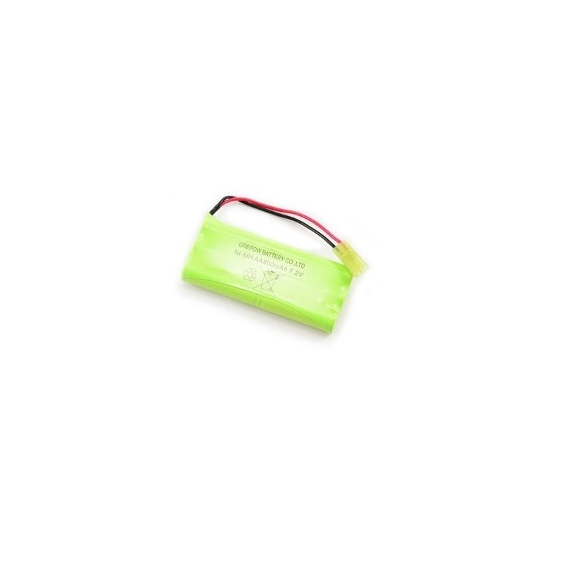 Batteries voitures et bateaux RC - Batterie NiMh 7,2V 800mAh pour engins de chantier Hobby Engine - FLASH RC