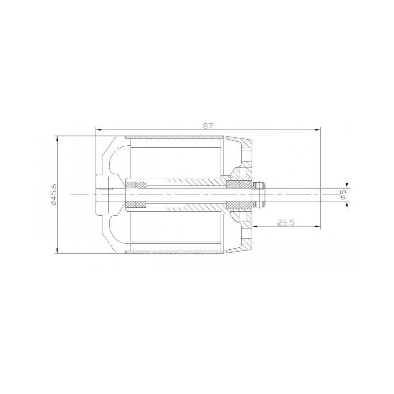 Outrunner - Motore senza spazzole DM3635 (344g, 470kv, 1150W) Pro-Tronik - FLASH RC
