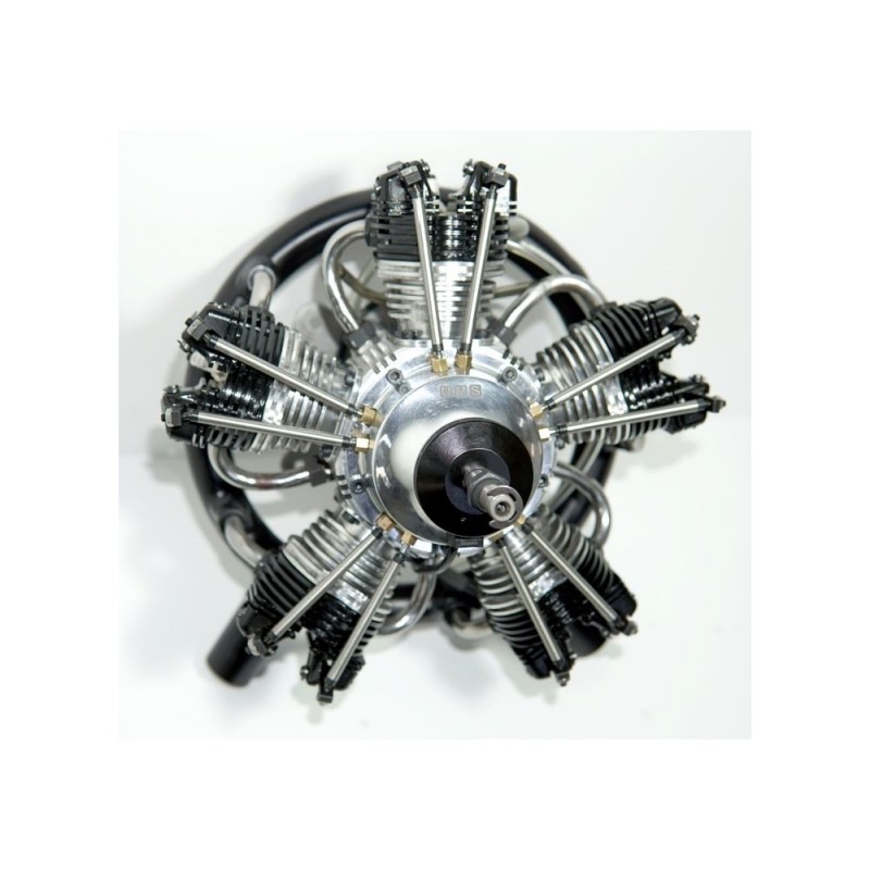 Motores de gasolina - Motor UMS radial 4 tiempos, 5 cilindros 55cc, gasolina - FLASH RC