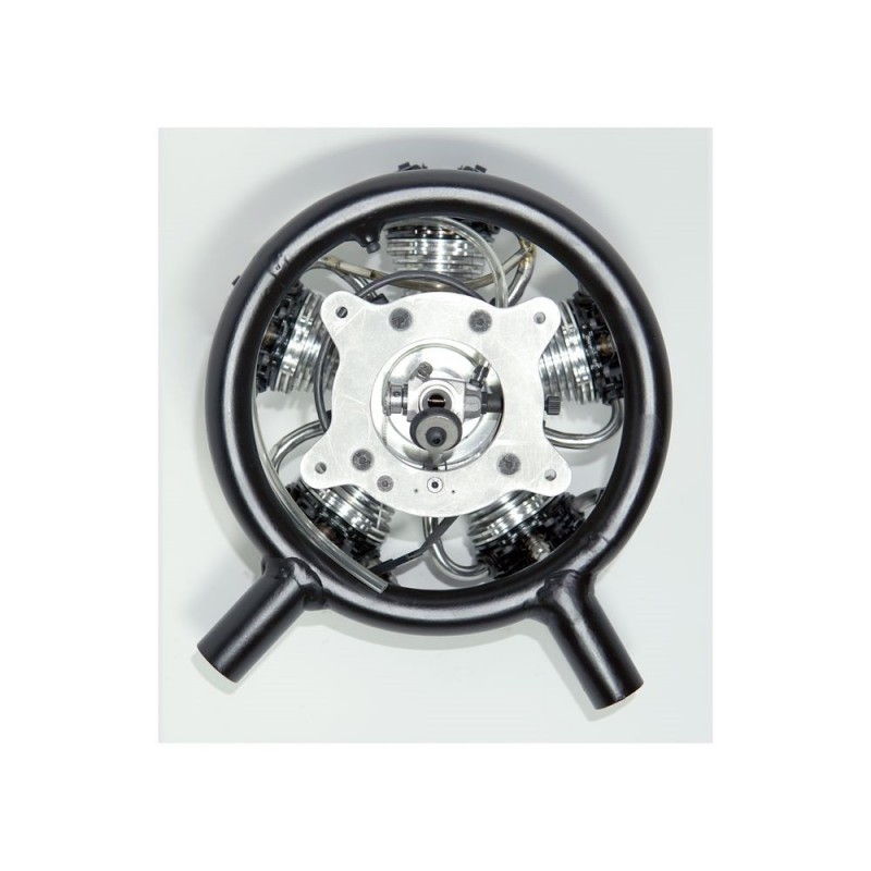 Gasoline engines - UMS radial 4 stroke engine, 5 cylinders 55cc, gasoline - FLASH RC