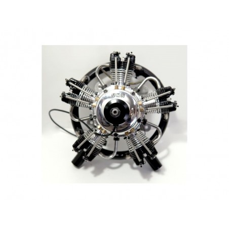Gasoline engines - UMS radial 4 stroke engine, 5 cylinders 75cc, gasoline - FLASH RC