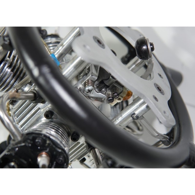 Gasoline engines - UMS radial 4 stroke engine, 5 cylinders 75cc, gasoline - FLASH RC