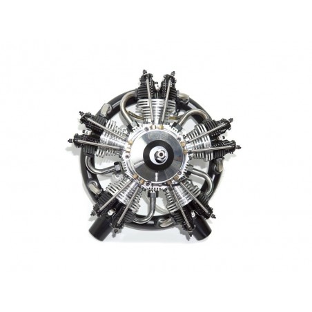 Moteurs essence - Moteur 4 temps UMS radial, 5 cylindres 100cc, essence - FLASH RC