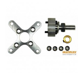Propeller holder - Propeller holder and cross attachment Multiplex ROXXY BL D28 - FLASH RC
