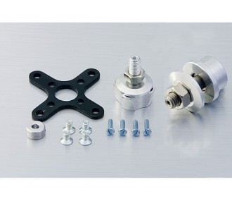 Support moteur - Support moteur + 2  portes-hélice Hacker A40 V1+V2 - FLASH RC