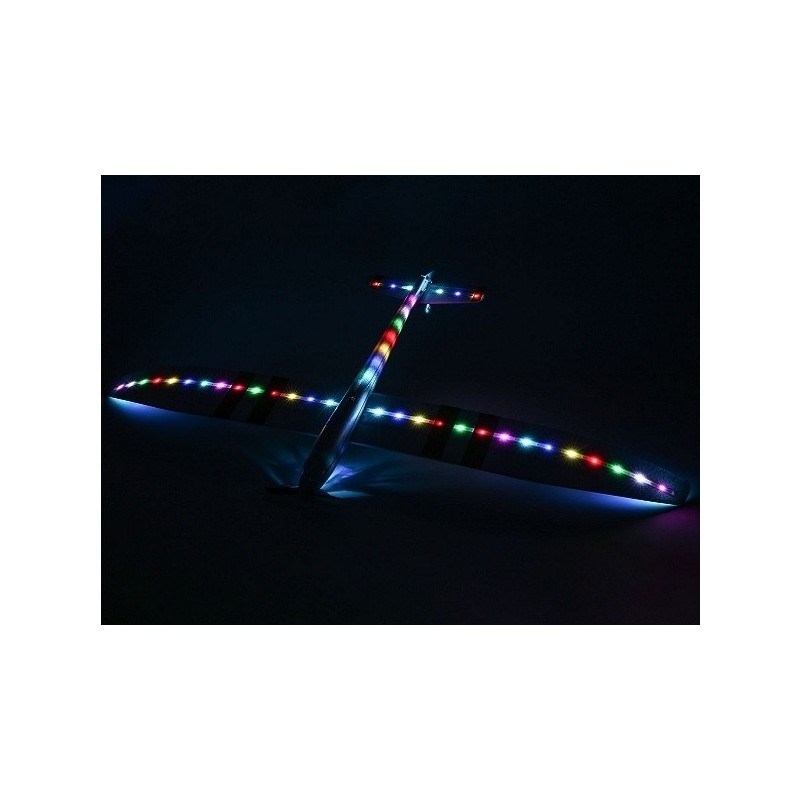 RC Motorgliders - Night RADIAN 2m BNF Basic with AS3X and SAFE Select E-Flite - FLASH RC
