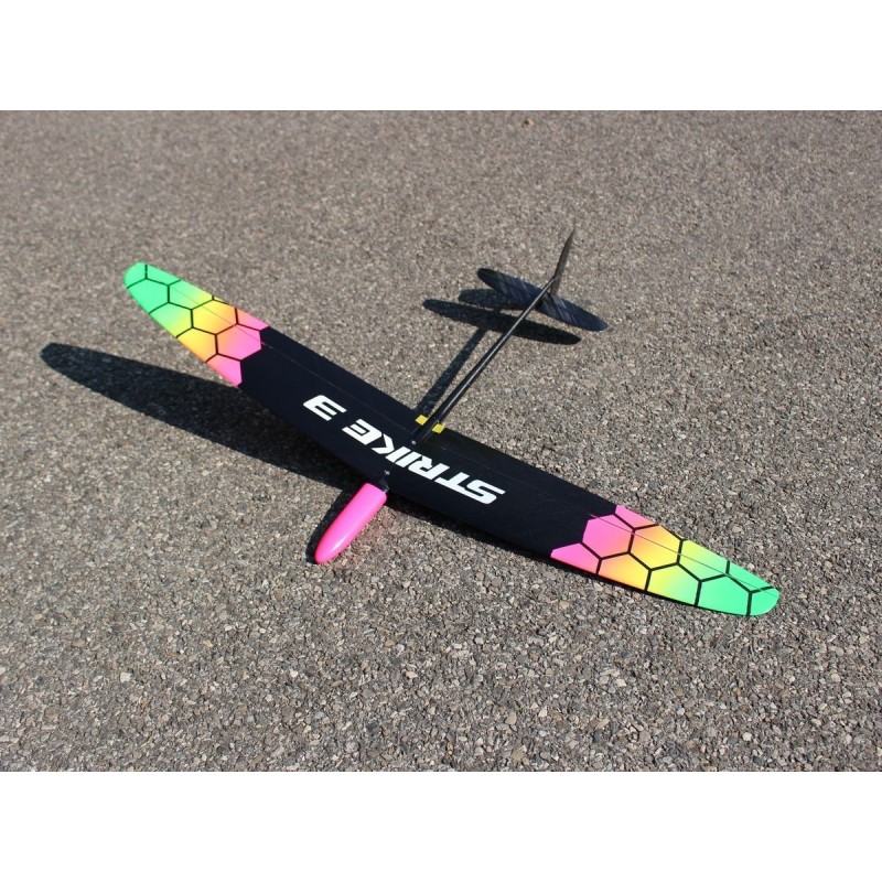 RC-Segelflugzeuge - F3K Strike 3 rainbow honeycomb - 1m - FLASH RC