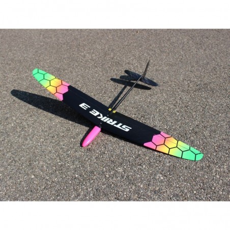 Planeadores RC - F3K Strike 3 rainbow honeycomb - 1m - FLASH RC