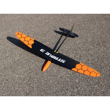 RC-Segelflugzeuge - F3K Strike 3 fluo orange honeycomb - 1m - FLASH RC