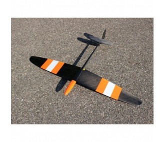 Planeurs RC - F3K Strike 3 orange fluo honeycomb - 1m - FLASH RC 2